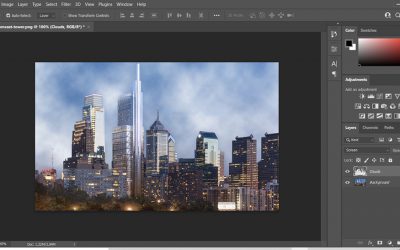 How to flip an image in Photoshop