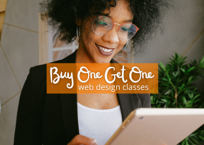 Buy One Get One Sale: Web Design Classes